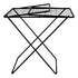 Tendedero Colgador Plegable 1.74m Mor Acero Reforzado Negro Negro