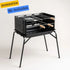 Parrilla Portatil A Carbon Montana Mor Plegable Asado