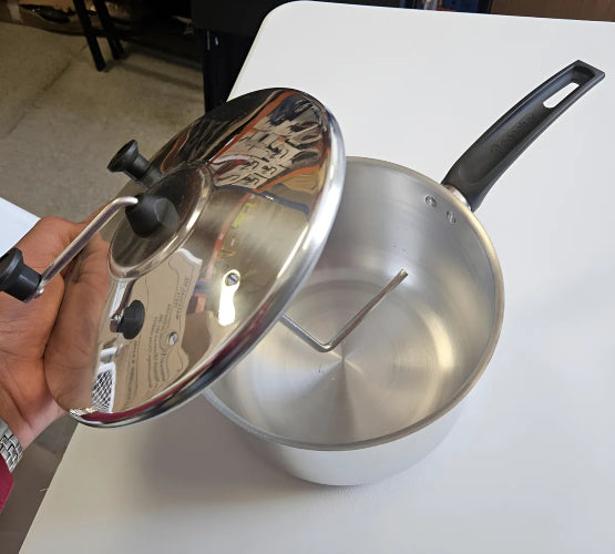 Olla De Cabritas Panelux Palomitas De Maiz 3.8 L Plateada