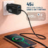 Cargador 45w Carga Rapida Master-g Con Cable Usb-c Negro
