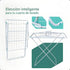 Tendedero Colgador 1.74m Mor Plegable Organizador Blanco Blanco