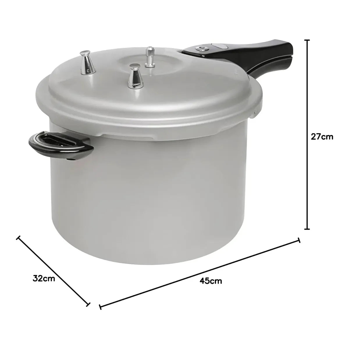 Olla A Presion Magefesa 9 Litros Vital Express Aluminio