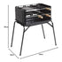 Parrilla Portatil A Carbon Montana Mor Plegable Asado