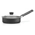 Sarten Para Huevo 14cm Panelux Tapa Granito Antiadherente Negro