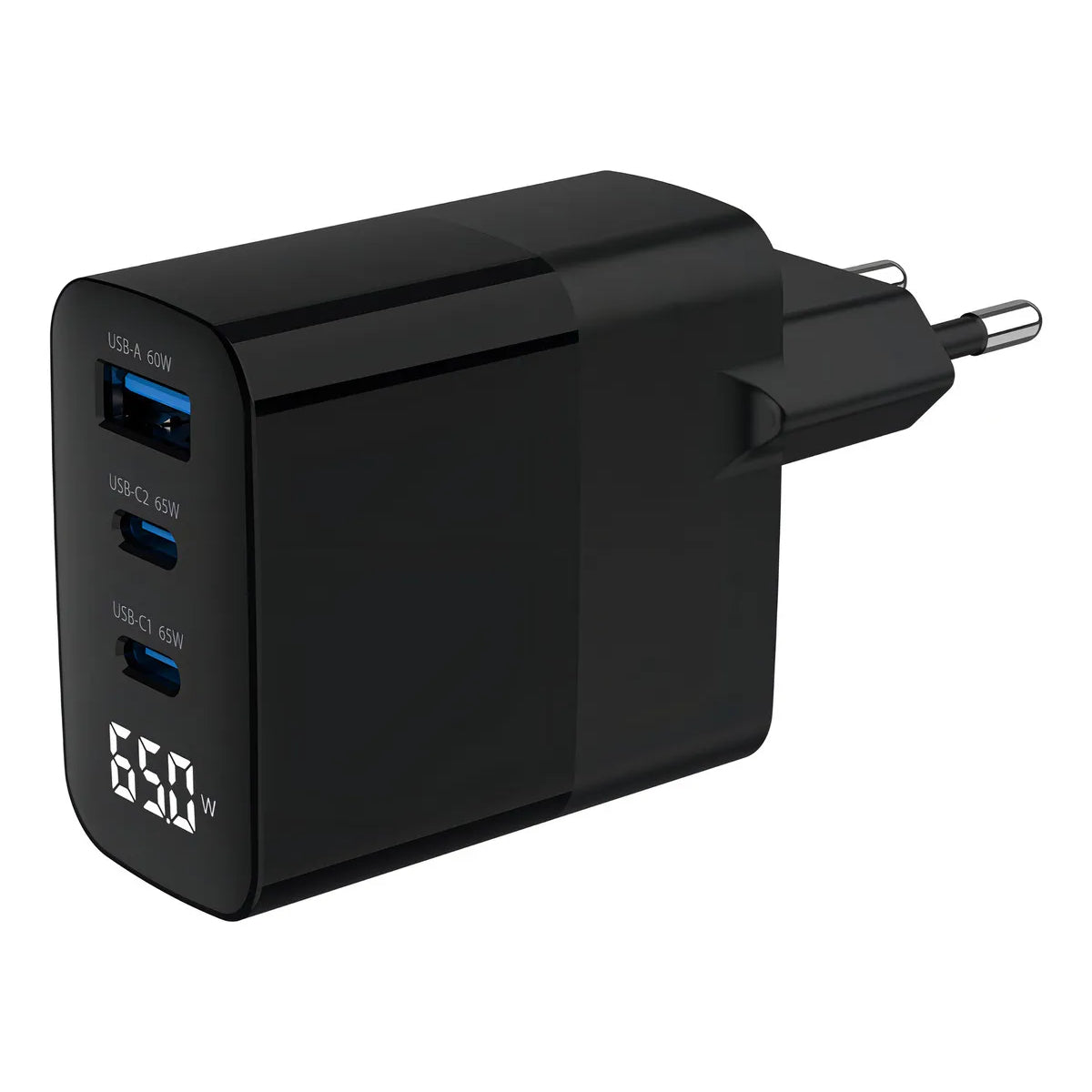 Cargador Carga Rápida 65w Master G Con Cable Usb-c Negro