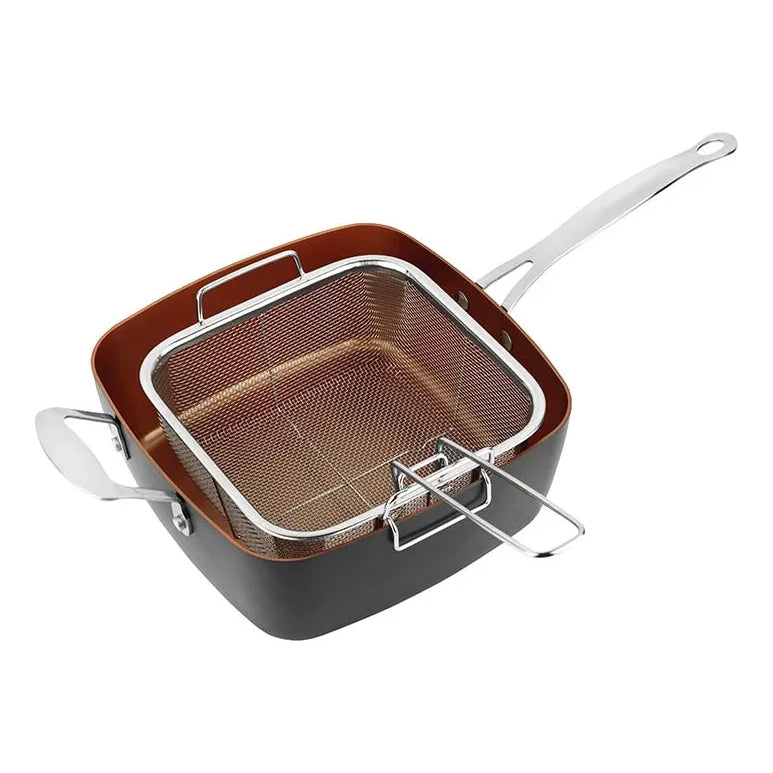 Sarten Multiusos Marmicoc 24 Cm Olla Freidora Antiadherente