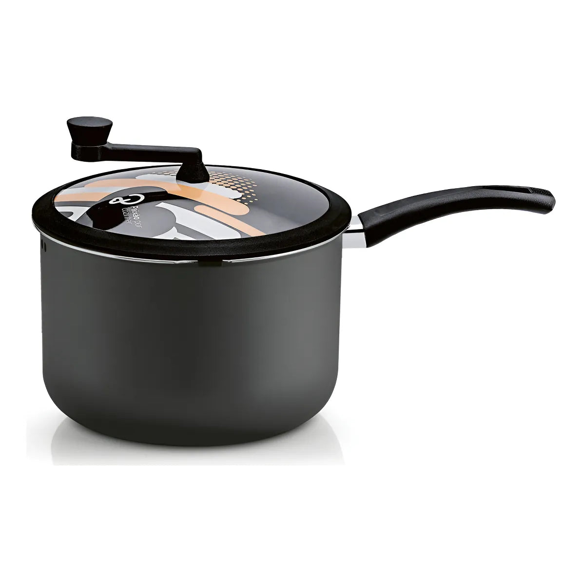 Olla De Cabritas Palomitas 4.7 L Panelux Antiadherente Negro