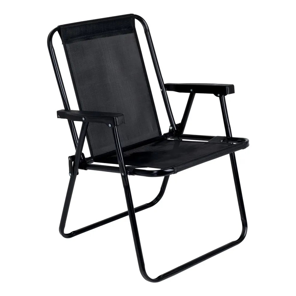 Silla Camping Mor Plegable Playera Reforzada Premium