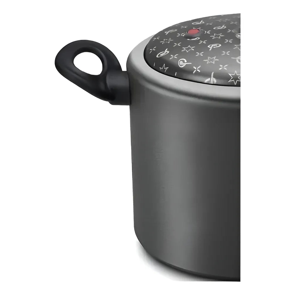 Olla A Presion Panelux 7 Litros Magnific Antiadherente Negro Negro