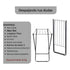 Tendedero Colgador 79cm Plegable Mor Organizador Negro Negro