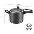 Olla A Presion Panelux 4.5 Litros Antiadherente Grafito Negro