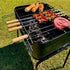 Parrilla A Carbon Plegable Movil Mor Araguaia 72x44cm Acero