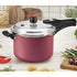 Olla A Presion Panelux 4.5 Litros Antiadherente Color Cereza Rojo