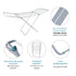 Tendedero Colgador 1.74m Mor Plegable Organizador Blanco Blanco