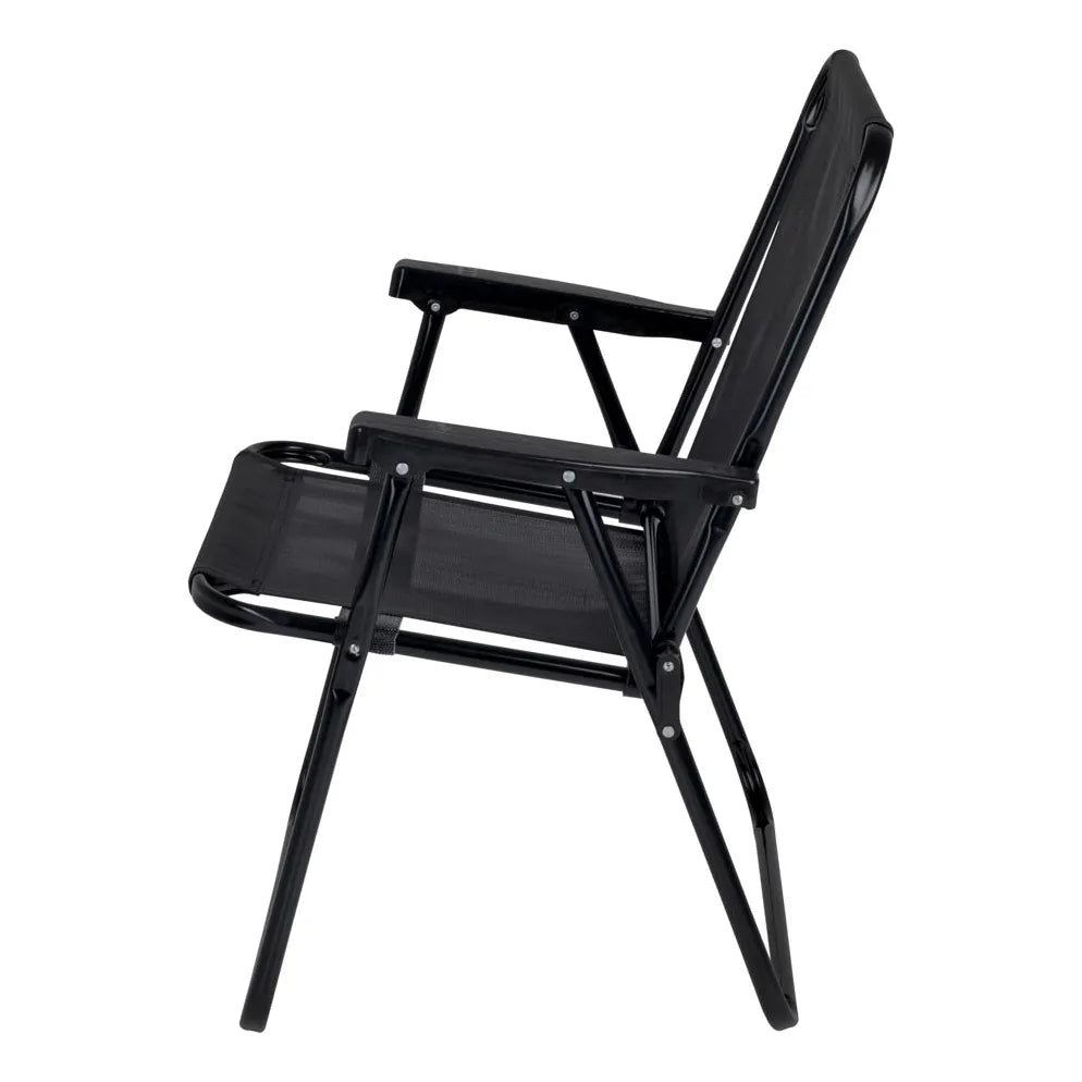 Silla Camping Mor Plegable Playera Reforzada Premium
