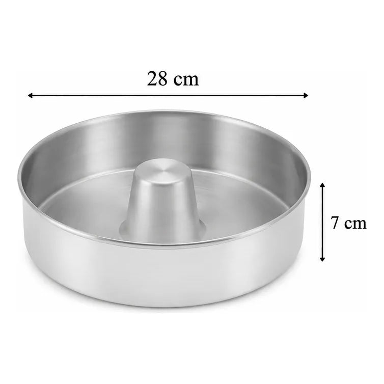 Molde Aluminio Flanera Panelux 28cm Pudin Roscones Tortas