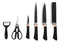 Set Cuchillos Rolling Wayu Color Negro