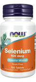 Selenio 100 Mcg Mineral Esencial 100 Tabletas Now Foods