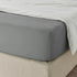 Juego De Sabanas 2 Plazas Premium 200hilos 200x150cm 4piezas Gris Liso