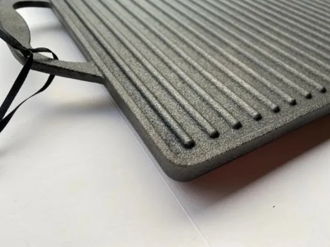 Plancha Hierro Fundido Wayu Con Azas Iron Cast Churrasquera
