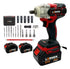 Llave De Impacto + 2 Baterías/maletín/accesorios Rojo Lernen 21v