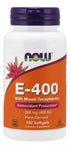Vitamina E-400 268mg Now Foods De D-alfa Tocoferilo 100 Caps