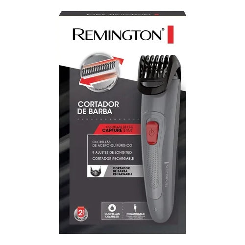 Recortador De Barba Remington Recargable Mb08a Negro