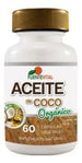 Aceite De Coco Orgánico - 60 Cápsulas Vegetales