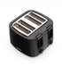 Tostador Thomas Th-126 4 Panes Color Negro
