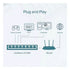 Switch De 8 Puertos 10/100mbps Tp-link Ls1008 Serie Litewave