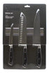 Set Cuchillo + Block Magnético Wayu Color Plateado-negro